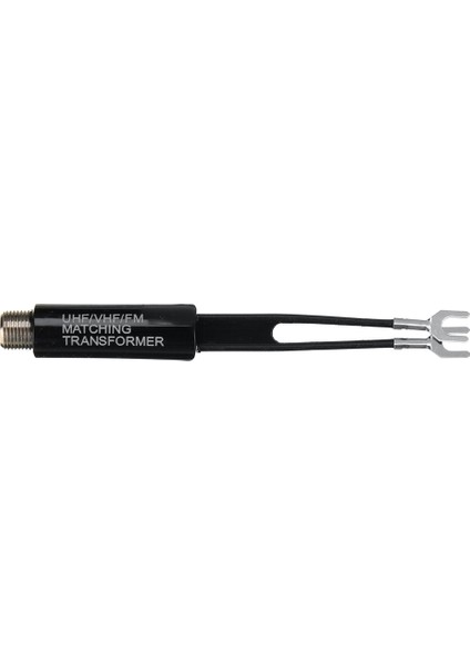 10 Adet Uhf Vhf Fm 75-300 Ohm Tv Anten Adaptörü Eşleşen Trafo Koaksiyel Kablo (Yurt Dışından)