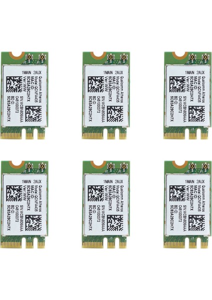 Qualcomm Atheros Için 6x Kablosuz Adaptör Kartı QCA9377 QCNFA435 802.11AC 2.4g/5g Ngff Wıfı Kartı Bluetooth 4.1 (Yurt Dışından)