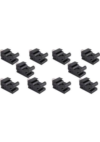 10 Adet Kamera Metal Soğuk Ayakkabı Sıcak Ayakkabı Flaş Braketi Montaj Adaptörü ile 1/4 Tripod Vidası Işık Standı Tripod (Yurt Dışından)