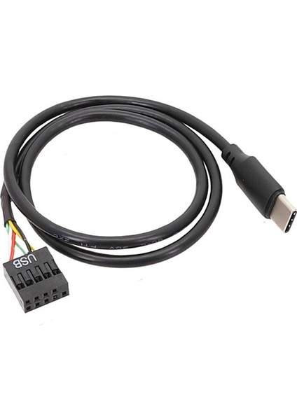 1 Adet USB 9pin USB Tip C Kablosu Bilgisayar Anakartı Için Usbc Ikincil Ekran Pc LCD Ekran 9pin USB Kablosu Adaptörü (Yurt Dışından)