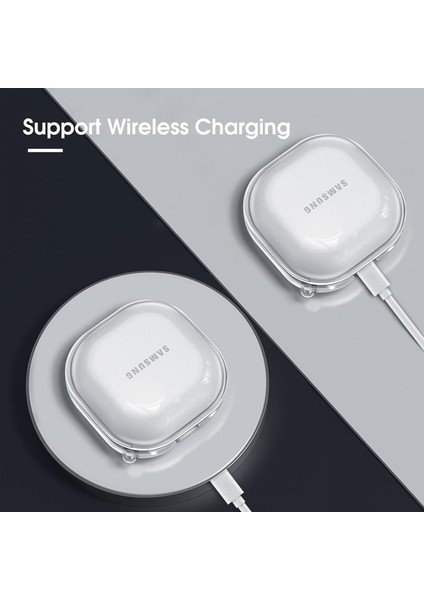 Samsung Galaxy Buds 2 Buds Pro Şeffaf Kılıf