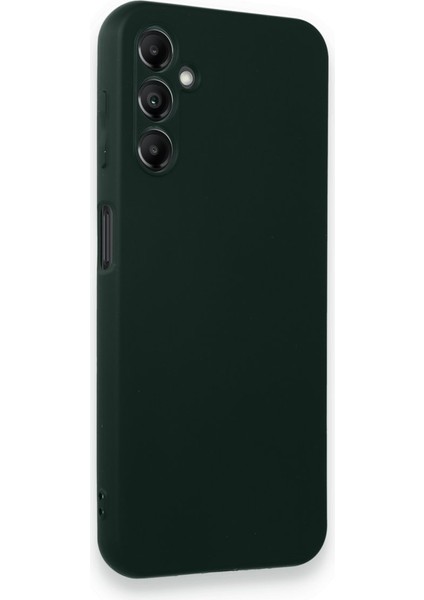 Samsung Galaxy A24 4g Kılıf First Silikon - Koyu Yeşil 300099