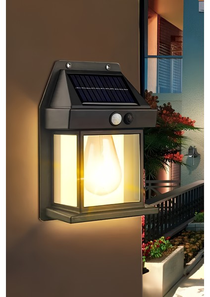2025 Model Yeni Suya Dayanıklı Hareket Sensörlü Güneş Enerjili Solar LED Dış Mekan bahçe lambası
