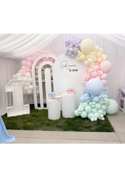 Macaron Yeşil* Mac. Mavi* Mac. Pembe* Mac. Sarı* Mac. Lila* Beyaz 100'LÜ Balon Seti