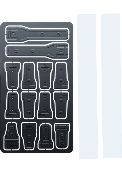 Metal Paslanmaz Çelik Rc Araba Kapı Menteşe Pencere Menteşe Dekorasyon 1/6 Rc Paletli Araba Eksenel Scx6 Yükseltme Parçaları (Yurt Dışından)