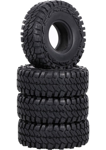 110MM 1.9 Inç Kauçuk Lastik Jant Lastiği 1/10 Rc Paletli Araba Eksenel SCX10 Iı Iıı Trx4 D90 Redcat Gen8 (Yurt Dışından)