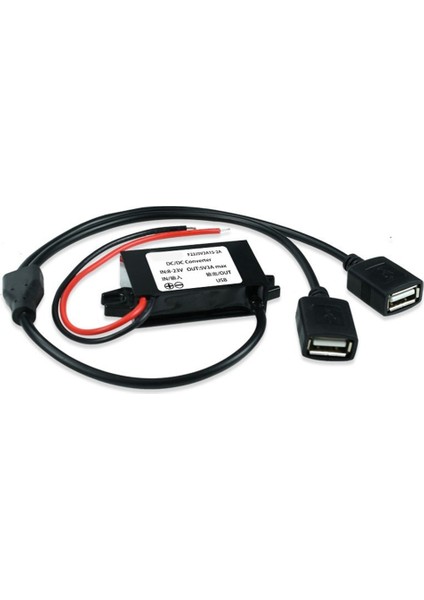 12V (8-23V) 5V 3A Dişi USB Dc Araç Güç Dönüştürücü Voltaj Regülatörü Dc Modülü Araba Motosiklet Şarj Adaptörü (Yurt Dışından)