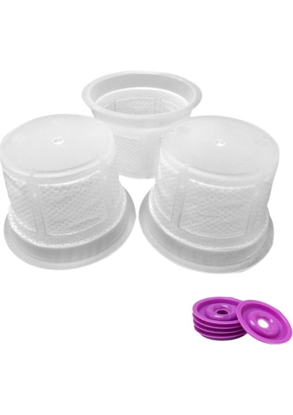 Yeniden Kullanılabilir Kahve Filtrelerinde Kendi Kahvenizi Kullanmak Için 10 Adet Kapaklı 100 Adet Tek Kullanımlık Kahve K Bardakları (Yurt Dışından)