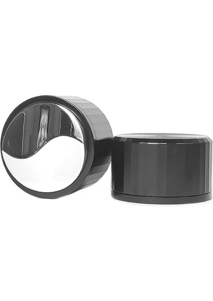 Kahve Dolum Tozu Sabotajı, Kahve Tozu Tozu Çekici, 58MM Kendiliğinden Düşen Yerçekimi Tozu Sabotajı Siyah ve Gümüş B (Yurt Dışından)