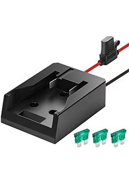 20V Için Power Wheels Adaptörü, Sigorta ve Kablo Terminalli Power Wheels Adaptörü, Adaptör 14 Awg (Yurt Dışından)