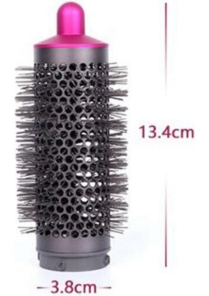 Saç Kurutma Makinesi Eki Için 4 Adet Curling Varil 40 mm Adaptörleri Silindir Tarak Geniş Diş Tarak (Yurt Dışından)