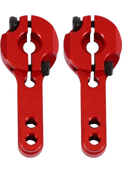 2x 25 T 35MM Diş Diş Direksiyon Yarım Servo Kol Boynuz 1/8 1/10 Rc Araba Tekne Himoto Redcat Eksenel (Yurt Dışından)
