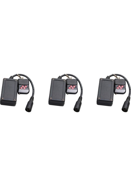 3x 3 Pins Xlr Kablosuz Uzaktan Kumanda Alıcısı Duman Sis Makinesi Dj Sahne Kontrol Reseptör Sisleme 400 W 900 (Yurt Dışından)
