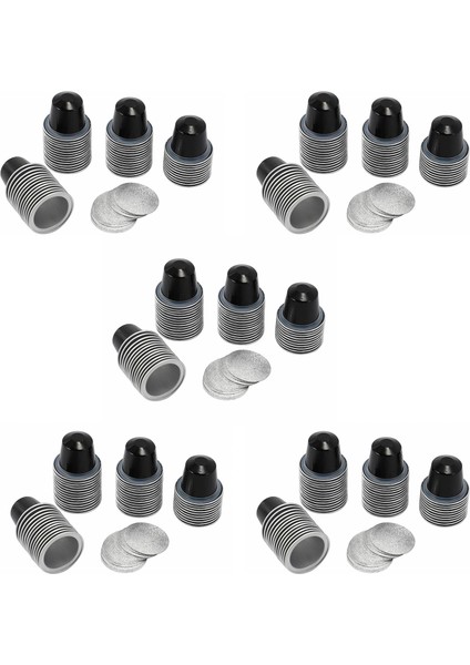 250 Takım Doldurulabilir Kahve Kapsülleri Bardak Tek Kullanımlık Kahve Kapsülleri Ambalaj Cafe Malzemeleri Siyah (Yurt Dışından)