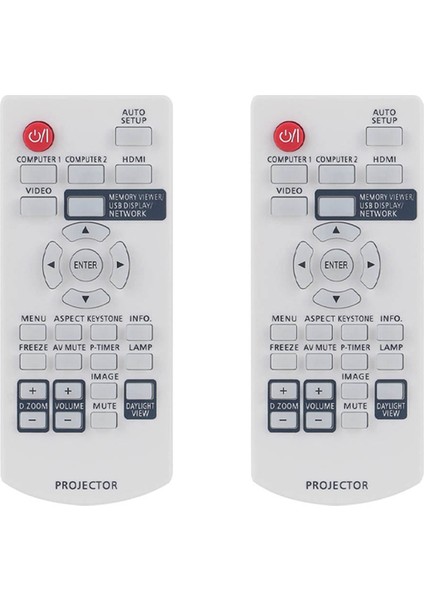 2x N2QAYA000116 LCD Video Projektör Için Yedek Uzaktan Kumanda PT-LB382 PT-LB332 PT-LW312 PT-LW362 (Yurt Dışından)