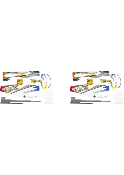 2x Rc Hava Uçağı 3D -Mini Köpük Epp Pp F3P Lightset Kıtı Modeli Hobi Oyuncaklar Sakura Uzaktan Kumandalı Oyuncaklar E2101 (Yurt Dışından)