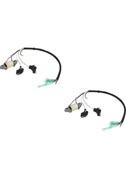 2 Zamanlı 30HP Tekne Motoru Için 2x Şarj Bobini 61N-85543-19 (Yurt Dışından)