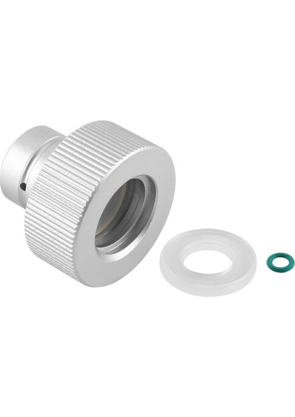 Şişe TR21-4 CGA320 Için Mini Co2 Regülatörüne Co2 Silindir Dolum Adaptörü Dönüştürücü, Gümüş (Yurt Dışından)