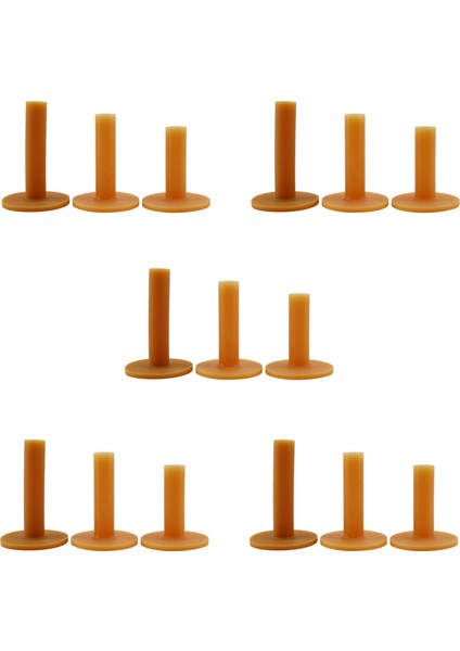 15 Parça Kahve Dayanıklı Tee Sürüş Aralığı 60/ 70/ 80 mm (Yurt Dışından)