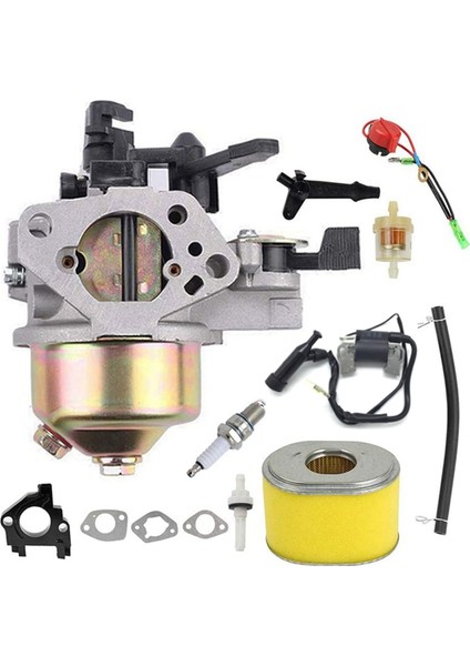 GX390 Karbüratör Ateşleme Bobini Hava Filtresi Kiti Yedek GX340 GX360 GX390 11HP 13HP Motor Jeneratör (Yurt Dışından)