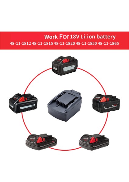 20V 6pın Lityum Alet Dönüştürücü Için 18V Dönüşüm Adaptörü (Yurt Dışından)