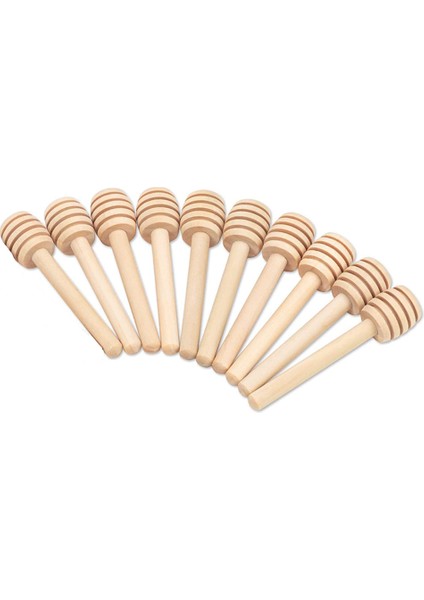10 Adet Mini Ahşap Bal Sopa Petek Sopa Bal Karıştırıcı Bal Karıştırıcı Pot Kahve Süt Çay Güvenli Karıştırıcı (Yurt Dışından)