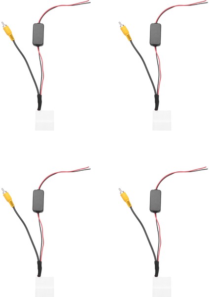 4x 24 Pin Araba Kamera Adaptör Konnektörü Tel Geri Kameradan Gps Kafa Ünitesi Kablosuna Kluger Için (Yurt Dışından)