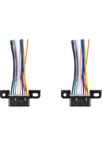 2x Tam 16 Pin J1962F Obd2 Kadın - Erkek Dıy Sabit Kablo Demeti Adaptör Konnektörü Fişi Dash Bağlantı Noktası Kablosu (Yurt Dışından)