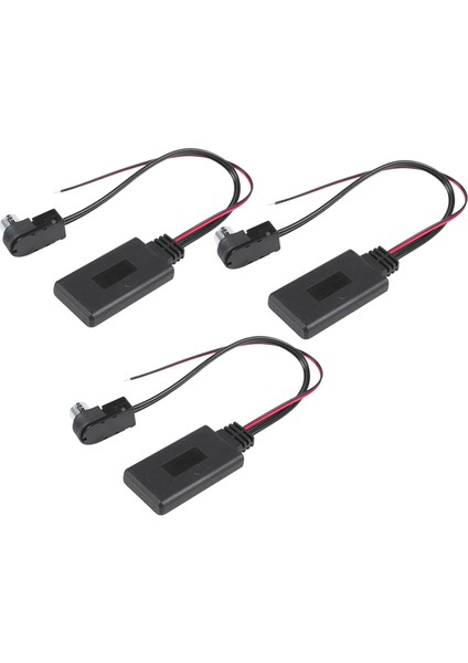 3x Araba Kablosuz Bluetooth Modülü Müzik Adaptörü 121B 9857 9886 117 Için Yardımcı Alıcı Aux Ses (Yurt Dışından)