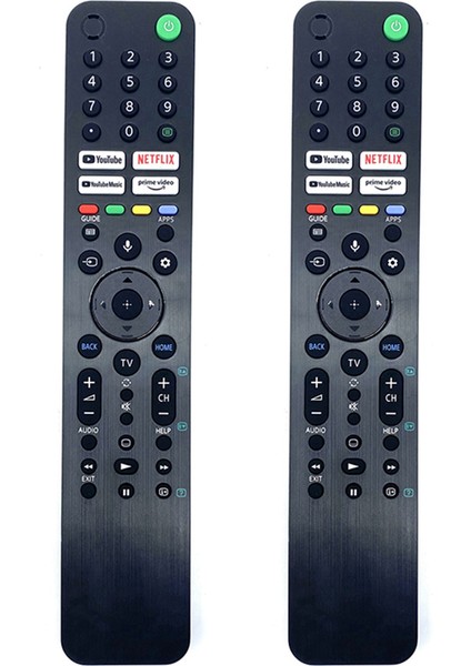 2x Yeni RMF-TX520P Sesli Uzaktan Kumanda 4K Akıllı Tv Için -43X85J -55X80J XR-55A80J XR-65A80J XR-50X90J RMF-TX520U (Yurt Dışından)