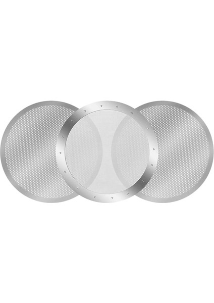 Kahve Makinesi Espresso Makinesi, Gümüş Için Metal Yeniden Kullanılabilir Kahve Filtresi Mesh (Yurt Dışından)