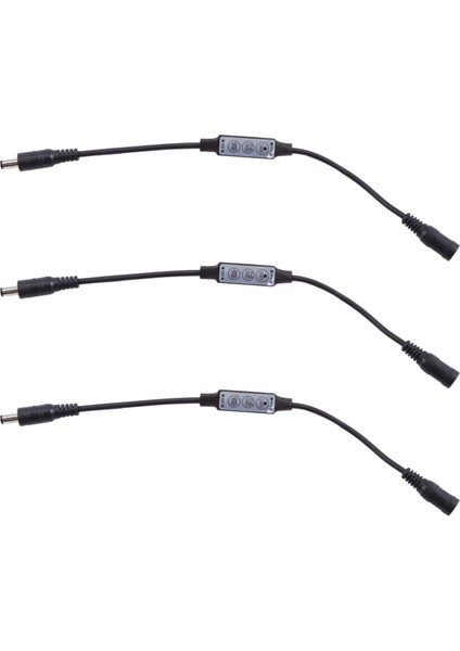 3x Mini Uzaktan Kumanda 12A 12V-24V LED Bant Şeritleri Için Dimmer Tek Renkli Denetleyici (Yurt Dışından)