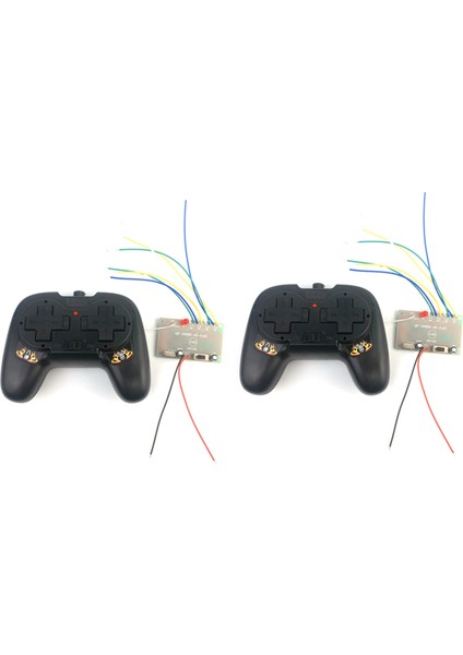 2x 8ch 2.4g Kablosuz Rc Oyuncak Modülü Uzaktan Kumanda Alıcısı Verici 4-6 V 50 M Kiti Uzaktan Kumanda Parçaları (Yurt Dışından)