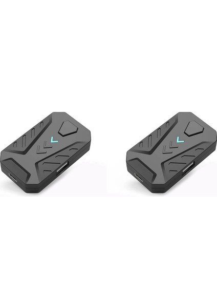 2x Klavye ve Fare Dönüştürücü Taşınabilir Mobil Oyun Klavyesi Fare Dönüştürücü Adaptör Android Telefon Için (Yurt Dışından)