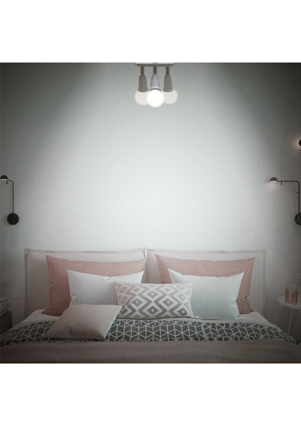 2x 3'ü 1 Arada E27 Adaptör Dönüştürücü Yatay Tasarlanmış 360 Derece Ayarlanabilir 180 Derece Bükülebilir Işık Soket Ayırıcı (Yurt Dışından)