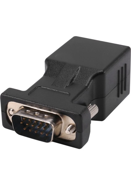 VGA Genişletici Erkek - Lan Cat5 Cat6 RJ45 Ağ Kablosu Adaptörü (Yurt Dışından)