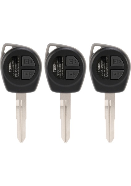 Sx4 Agıla Siyah Için 3x 2 Düğmeli Kesilmemiş Uzaktan Anahtar Kutu (Yurt Dışından)