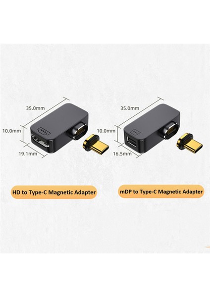 Type-C - Usb3.1 Otg 4K60HZ Dönüştürücü Adaptör Tip C Manyetik Adaptör Veri Iletimi (Yurt Dışından)