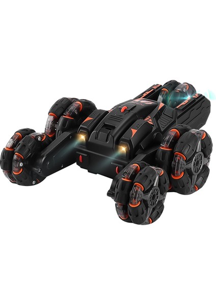 Rc Dublör Araba Beş Tekerlekli 2.4g Izle Hareket Kontrolü Tırmanma ve Sürüklenen Araba Doğum Günü Hediyesi - Siyah (Yurt Dışından)