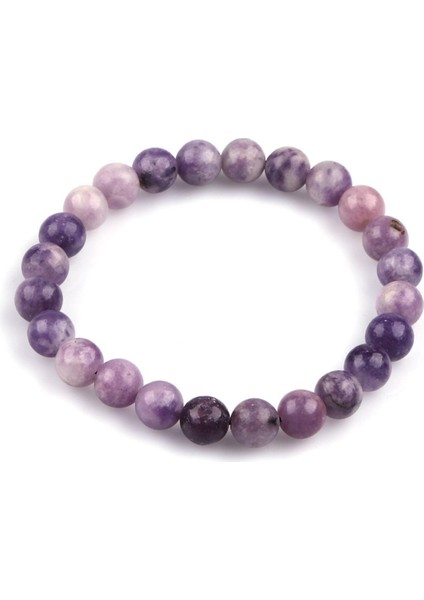 Lepidolit Doğal Taş Bileklik 8mm Küre Kesim fiyatları