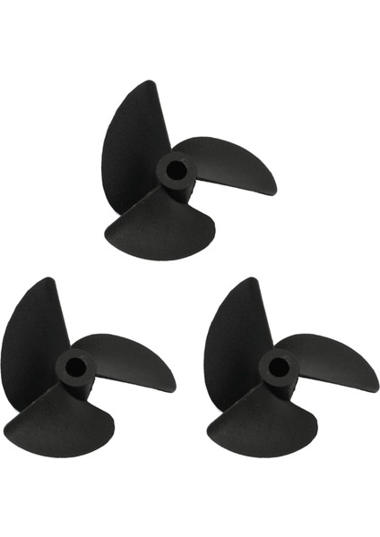 3x P40D47 Fırçasız Motor Için Üç Bıçaklı Rc Tekne Pervanesi Kürek (Yurt Dışından)