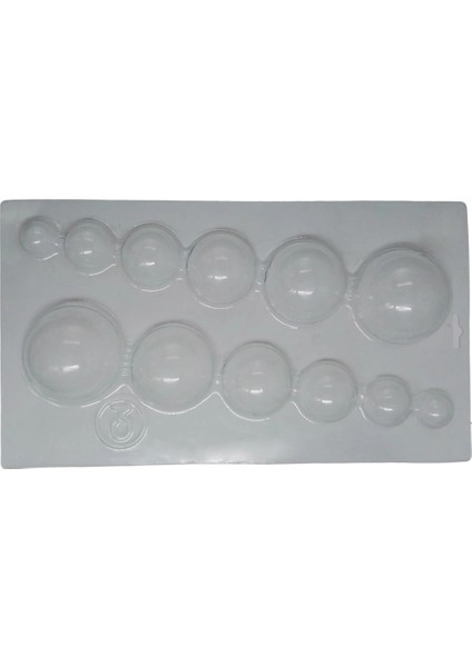 Çikolata Kalıbı Pvc Daire Set 12LI