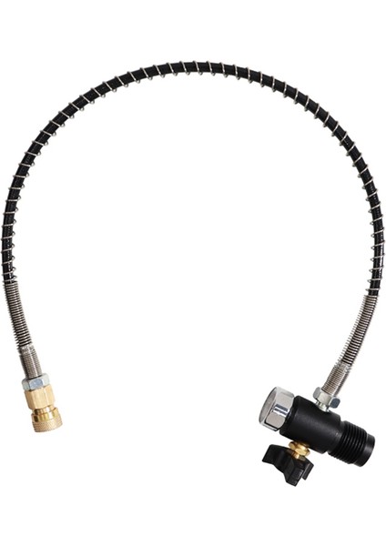 24 Inç Pcp Tüplü Dalış Hpat Valfı Co2 Dolum Istasyonu Dolum Adaptörü G5/8 Erkek (Yurt Dışından)