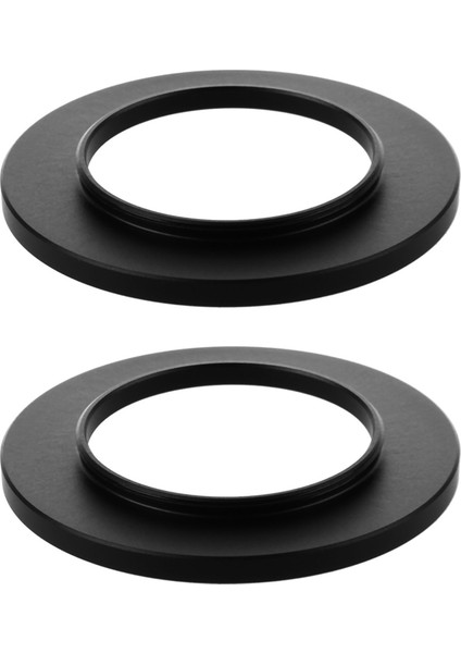2x Kamera Lensi Filtre Halkası 37MM - 52MM Adaptör Siyah (Yurt Dışından)
