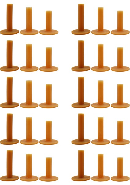 30 Parça Kahve Dayanıklı Tee Sürüş Aralığı 60/ 70/ 80 mm (Yurt Dışından)