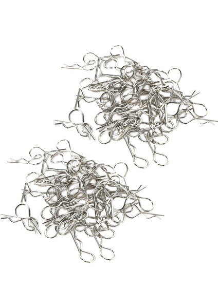 100 Adet Paslanmaz Çelik Gövde Klipleri Kabuk Kapak Pimi Viraj 1/10 Rc Araba Uzaktan Kumandalı Oyuncaklar Redcat Yedek Parça (Yurt Dışından)