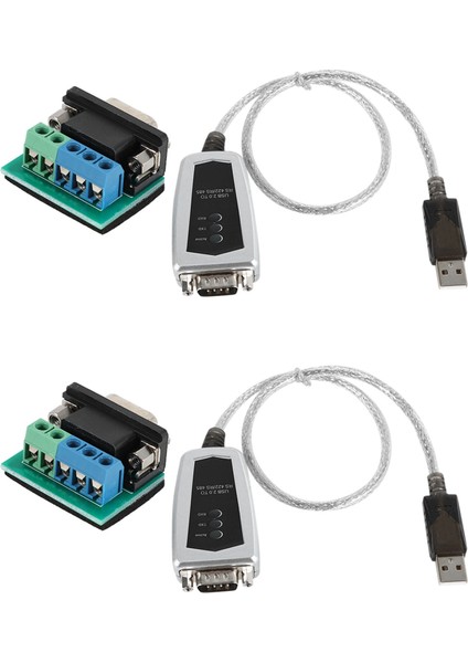2x Usb'den RS485'E RS422 Seri Dönüştürücü Adaptör Kablosu Çipi, 8 7, Xp ve (Yurt Dışından)