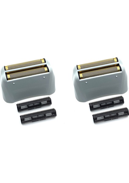 2x Tıraş Makinesi Yedek Folyosu ve 17150 17200 Yıkanabilir 3D Akıllı Yüzen Tıraş Bıçağı Altın (Yurt Dışından)