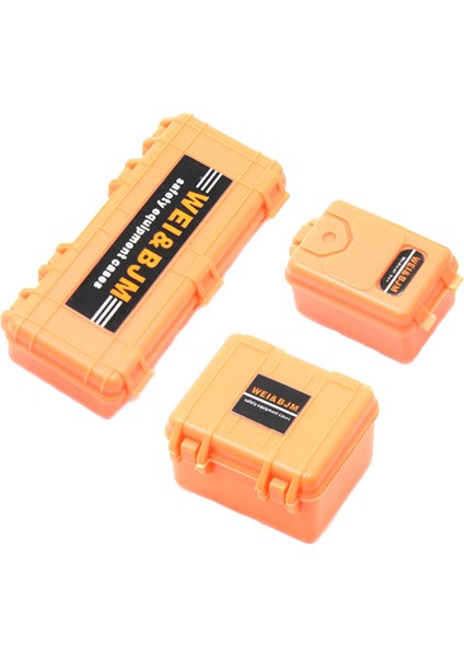 Ölçekli Mini Saklama Kutusu Ekipman Kutusu Dekorasyon Aksesuarı Için 1/18 1/24 Rc Paletli Araba Eksenel SCX24 FCX24 ENDURO24,3 (Yurt Dışından)