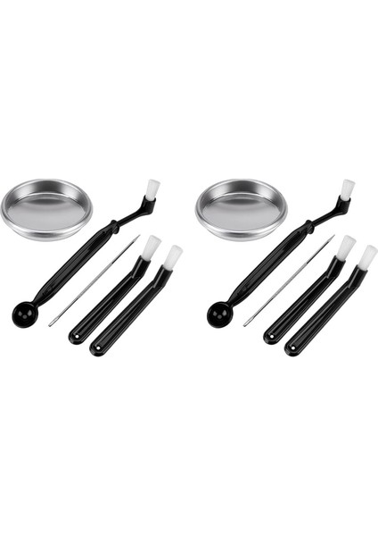 10 Adet Kahve Makinesi Kaşıklı Fırça Kahve Öğütücü Fırça Kahve Makinesi Grubu Kafa Me Metal Kör Kase (Yurt Dışından)